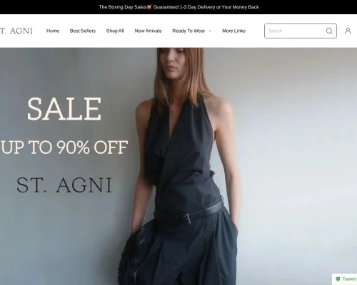 Screenshot of Fashion Scam website 23062