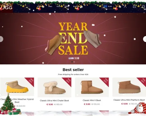 Screenshot of Fashion Scam website 23020