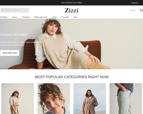 Screenshot of Fashion Scam website 23128