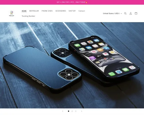 Screenshot of Non-Delivery Scam website 23457