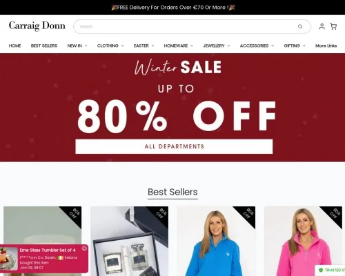 Screenshot of Fashion Scam website 23384