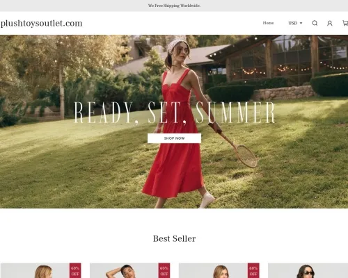 Screenshot of Fashion Scam website 23375