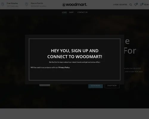 Screenshot of Non-Delivery Scam website 23832