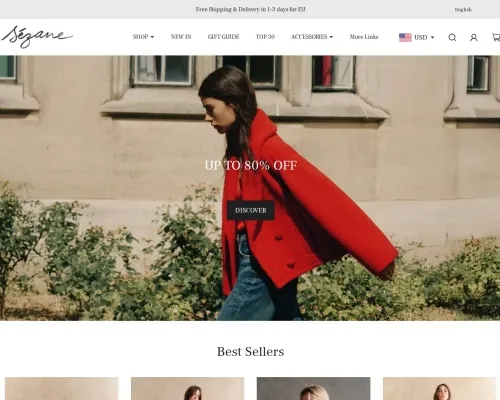 Screenshot of Fashion Scam website 23336