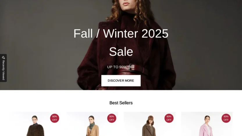 Non-Delivery Scam maxmara-sale.top