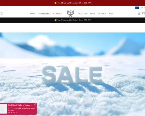 Screenshot of Non-Delivery Scam website 23550