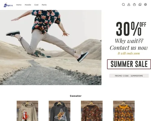 Screenshot of Fashion Scam website 23363