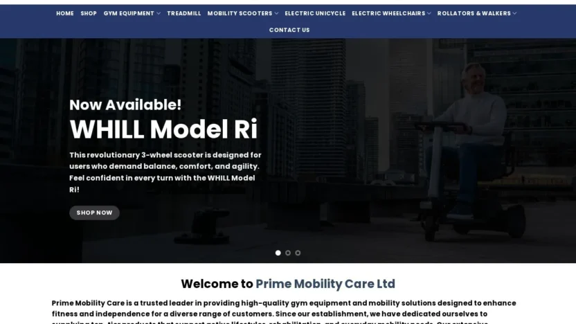 Non-Delivery Scam primemobilitycare.com