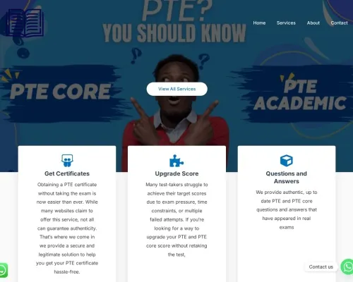 Screenshot of Document Scam website 23303