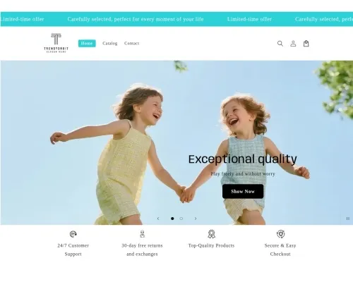 Screenshot of Fashion Scam website 23691