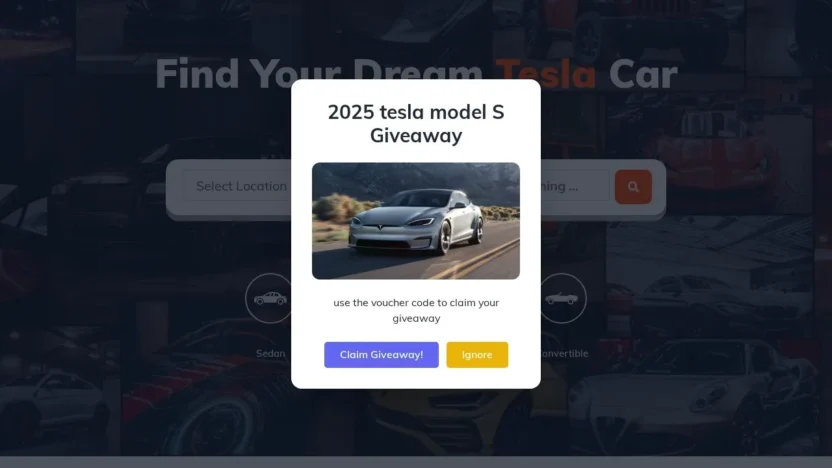 Automobile Scam tslelectriccars.com