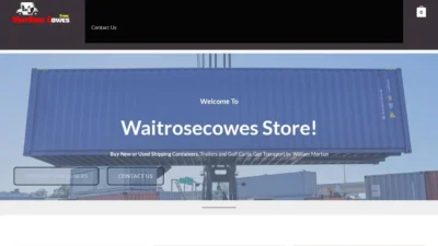 Shipping Container waitrosecowesstore.com
