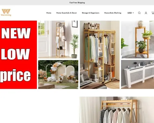 Screenshot of Non-Delivery Scam website 23544