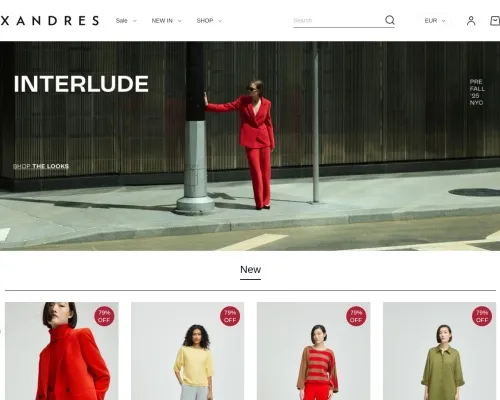 Screenshot of Fashion Scam website 23646