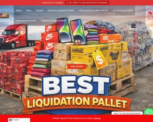 Screenshot of Liquidation Scam website 24362