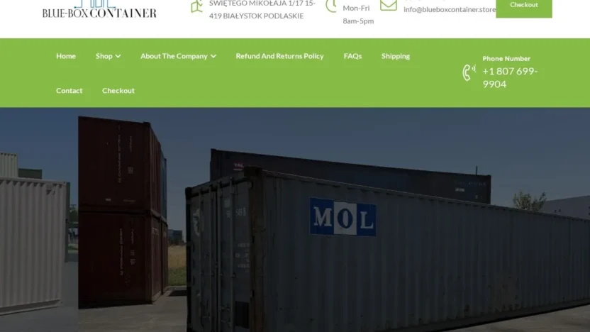 Shipping Container blueboxcontainer.store