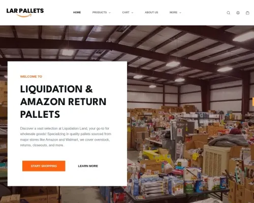 Screenshot of Liquidation Scam website 24407