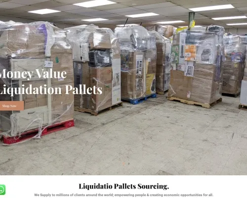 Screenshot of Liquidation Scam website 24350