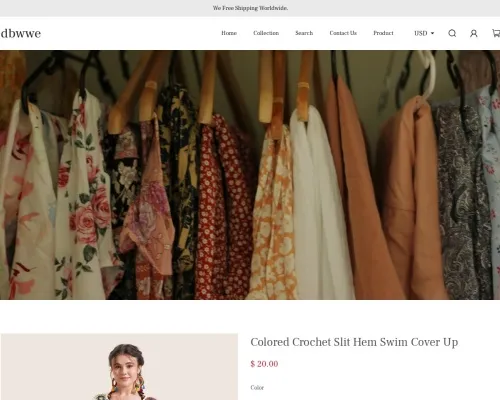 Screenshot of Fashion Scam website 24116
