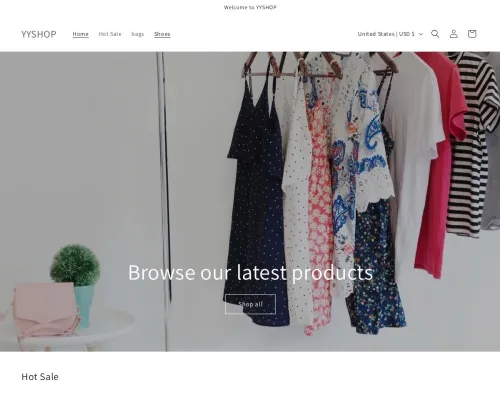 Screenshot of Fashion Scam website 24386