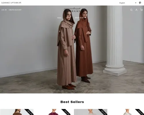 Screenshot of Fashion Scam website 25161