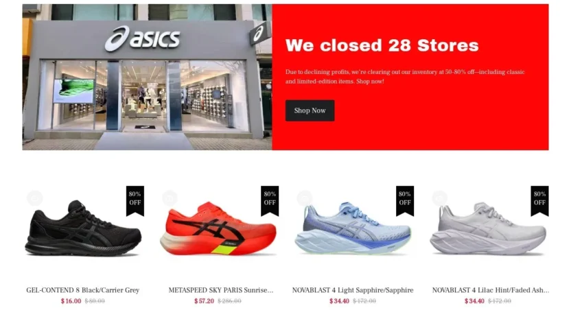 Fashion Scam asicsjp.shop