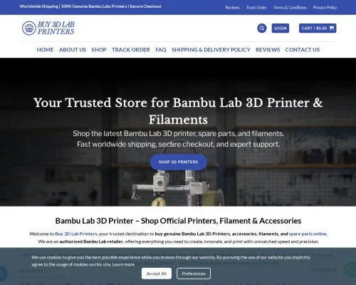 Screenshot of Non-Delivery Scam website 25257