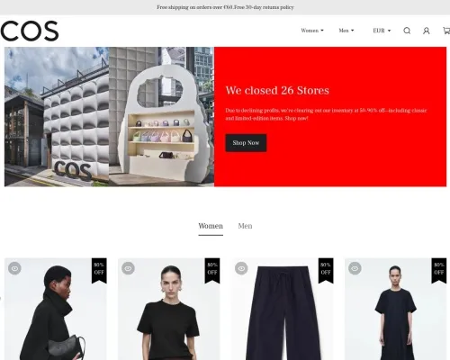Screenshot of Fashion Scam website 25582