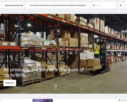Screenshot of Non-Delivery Scam website 25381