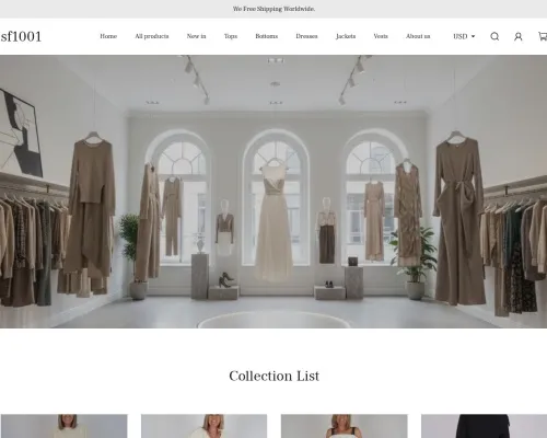 Screenshot of Fashion Scam website 24651