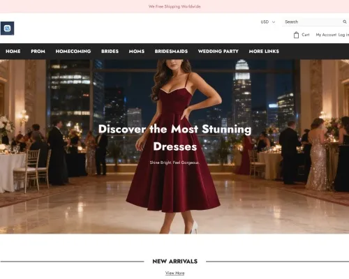 Screenshot of Fashion Scam website 25498