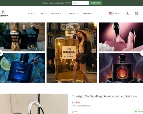 Screenshot of Non-Delivery Scam website 25357