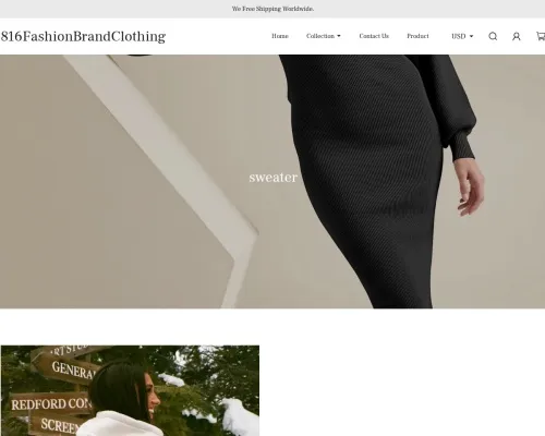 Screenshot of Fashion Scam website 24675