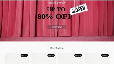 Fashion Scam russellbromleyau.com