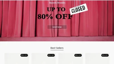 Non-Delivery Scam russellbromleyofficialstore.com