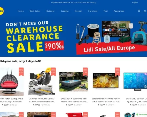 Screenshot of Non-Delivery Scam website 25233