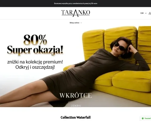 Screenshot of Fashion Scam website 24798