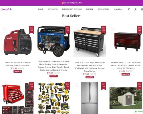 Screenshot of Non-Delivery Scam website 25621