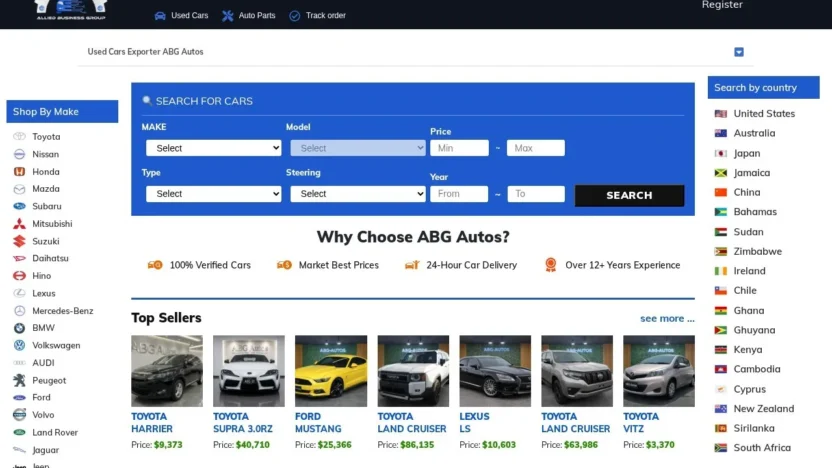 Automobile Scam abg-autos.com