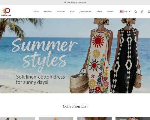 Screenshot of Fashion Scam website 26217