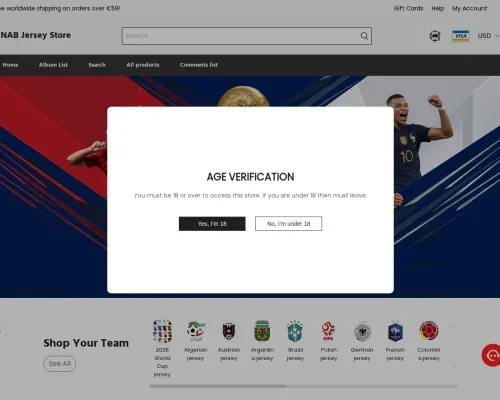 Screenshot of Non-Delivery Scam website 26226