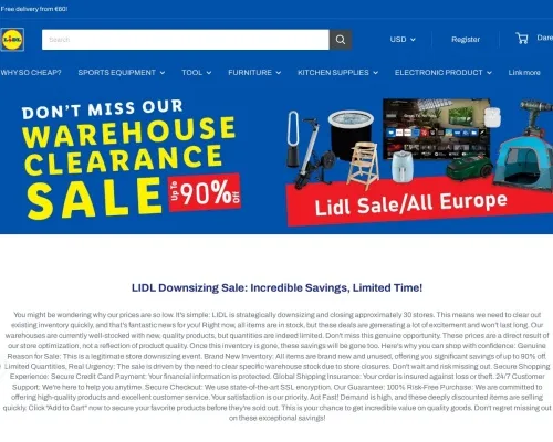 Screenshot of Non-Delivery Scam website 26031