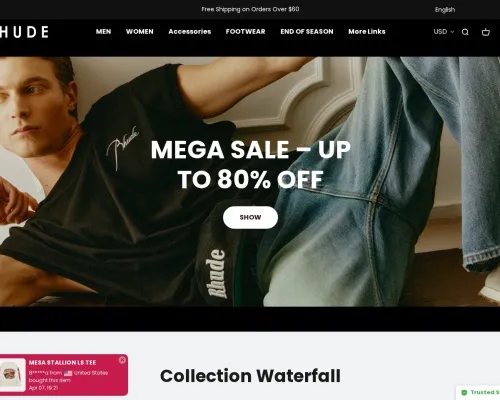 Screenshot of Fashion Scam website 25899