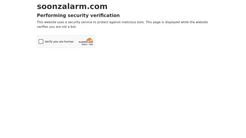 Non-Delivery Scam soonzalarm.com