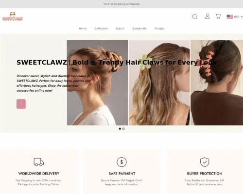 Screenshot of Fashion Scam website 26142