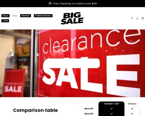 Screenshot of Fashion Scam website 26166