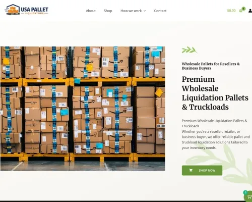 Screenshot of Liquidation Scam website 26247