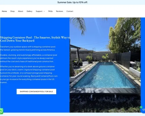 Screenshot of Shipping Container website 26922