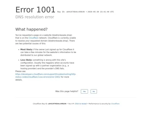 Screenshot of Non-Delivery Scam website 27299