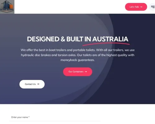 Screenshot of Shipping Container website 26775